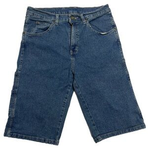 Dickies Carpenter Denim Jorts/Shorts Medium Wash w Utility Pocket